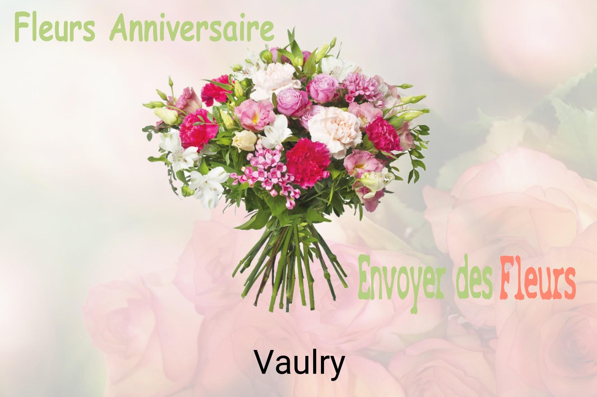 Bouquet de fleurs d’anniversaire livré à Vaulry