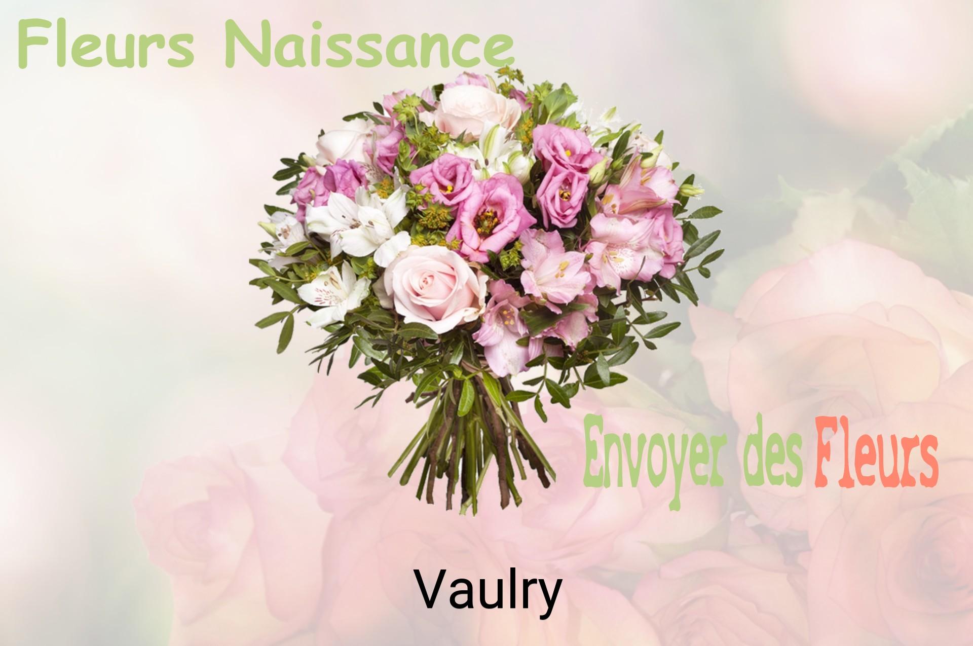 Bouquet de fleurs de naissance livré à Vaulry